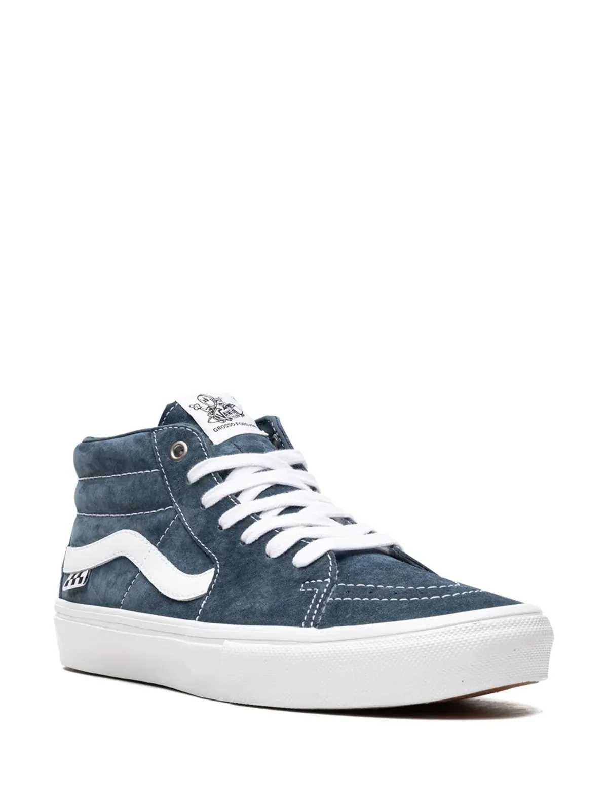 Vans スケート グロッソ ミッド ブルー/ホワイト スニーカー - 画像2