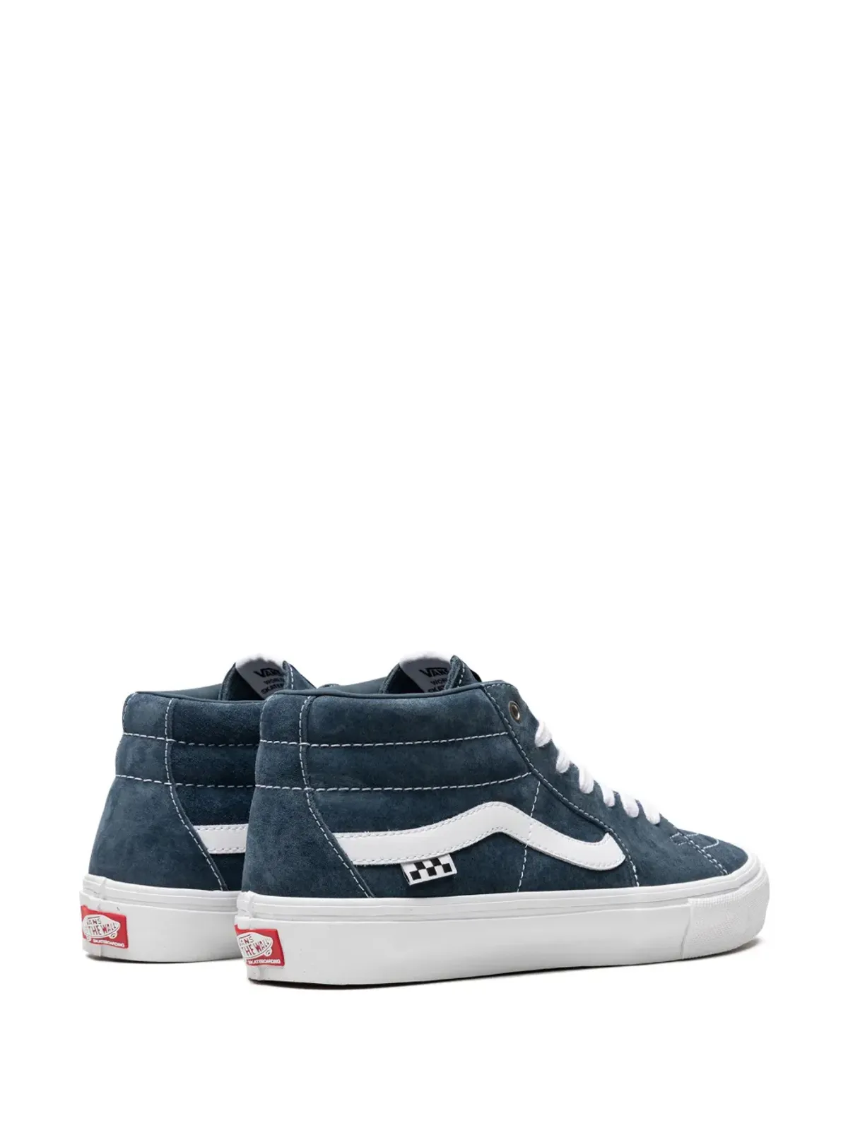 Vans スケート グロッソ ミッド ブルー/ホワイト スニーカー - 画像3