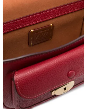 Coach Tabby レザー クロスボディバッグ レッド - サムネイル5