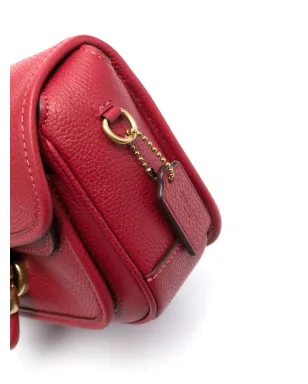 Coach Tabby レザー クロスボディバッグ レッド - サムネイル4