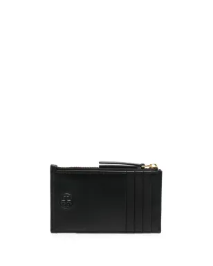 Tory Burch フレミング ジップド カードホルダー - ブラック - サムネイル2