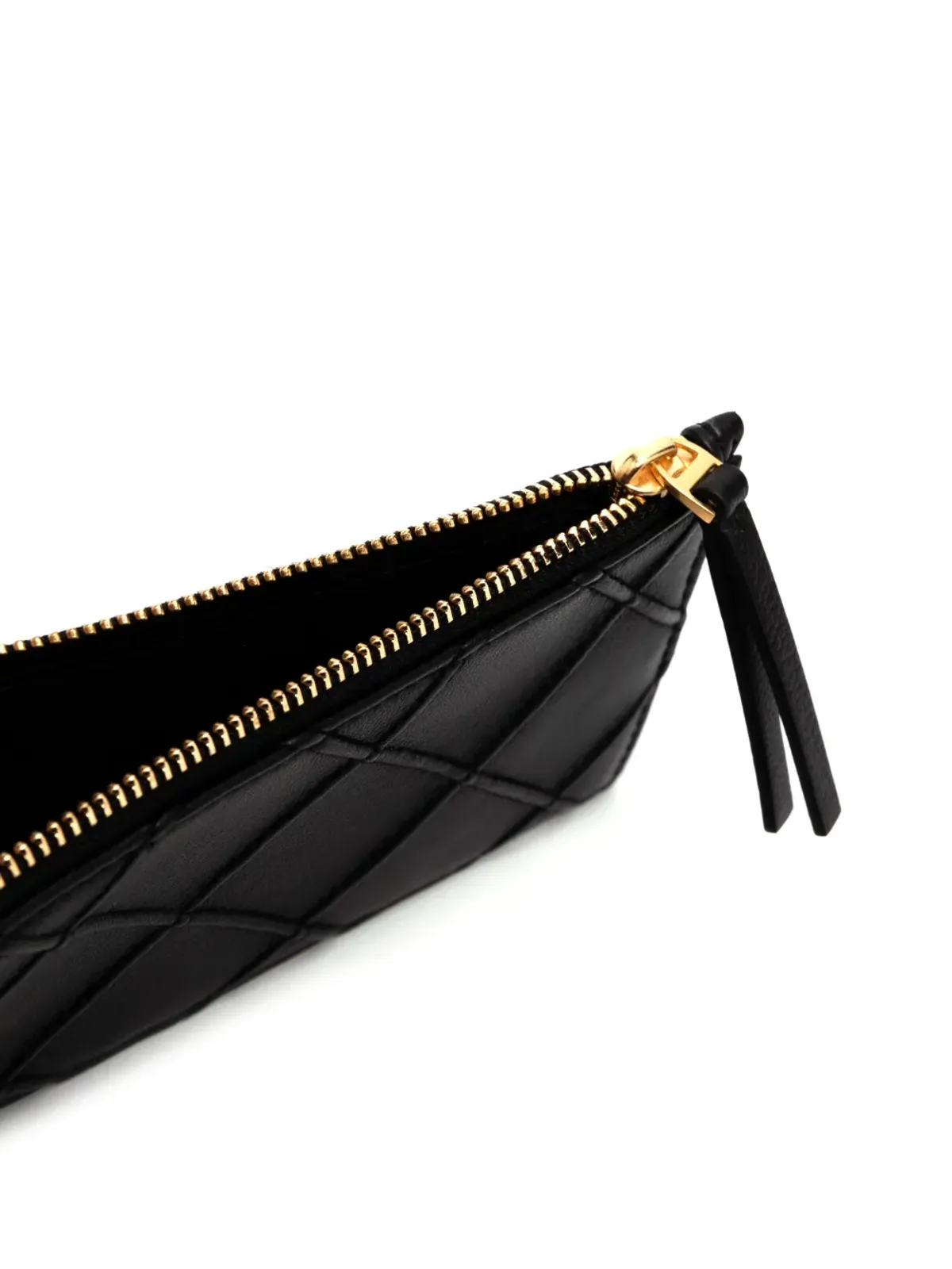 Tory Burch フレミング ジップド カードホルダー - ブラック - 画像3