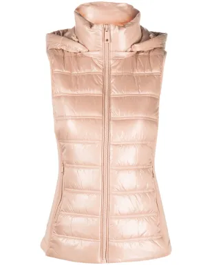 Calvin Klein ジップアップ パッド入りサテン ジレ - サムネイル1