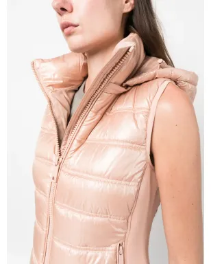 Calvin Klein ジップアップ パッド入りサテン ジレ - サムネイル5