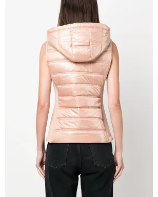 Calvin Klein ジップアップ パッド入りサテン ジレ - サムネイル4