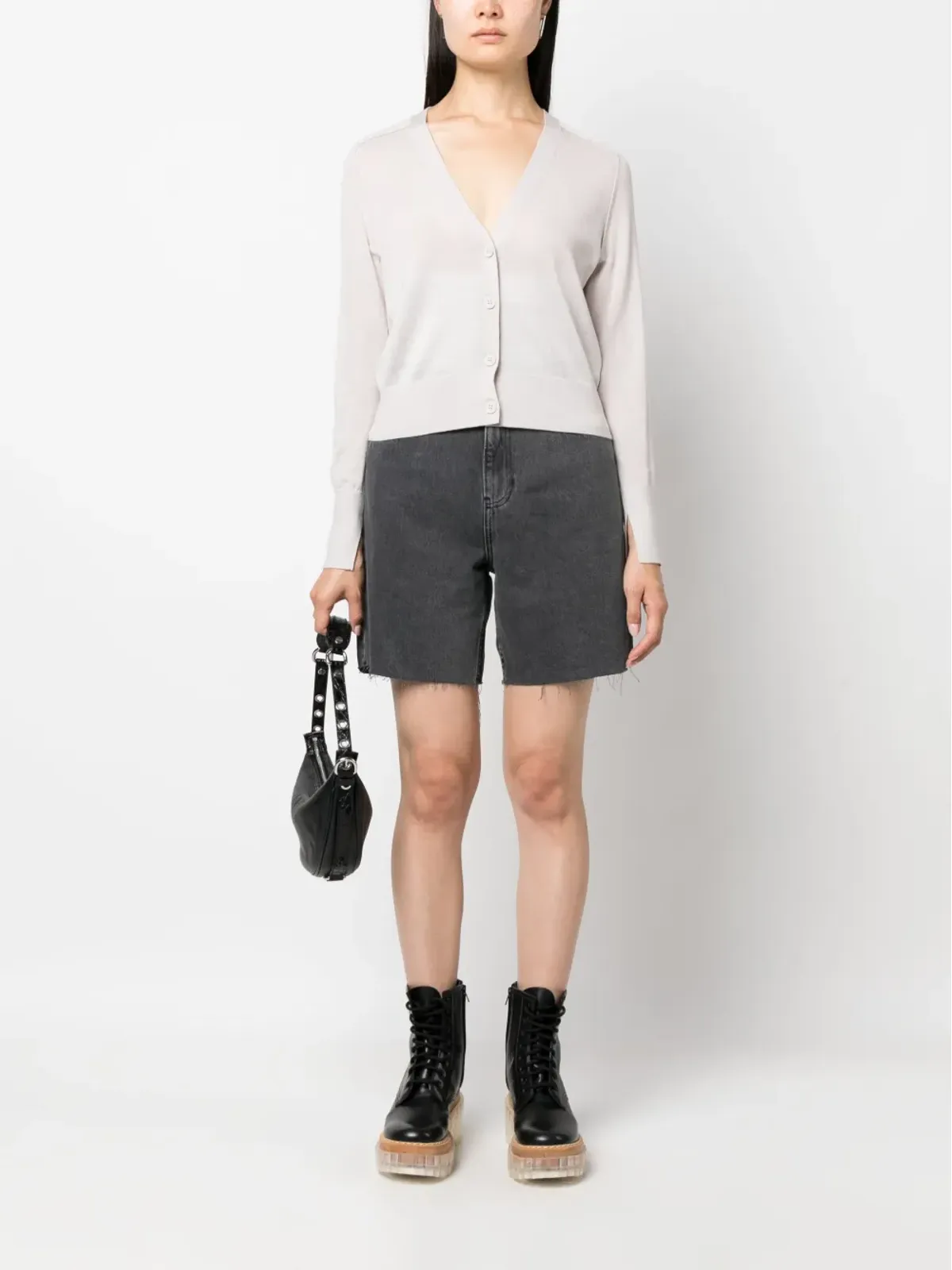 Calvin Klein Vネック ウールカーディガン - 画像2