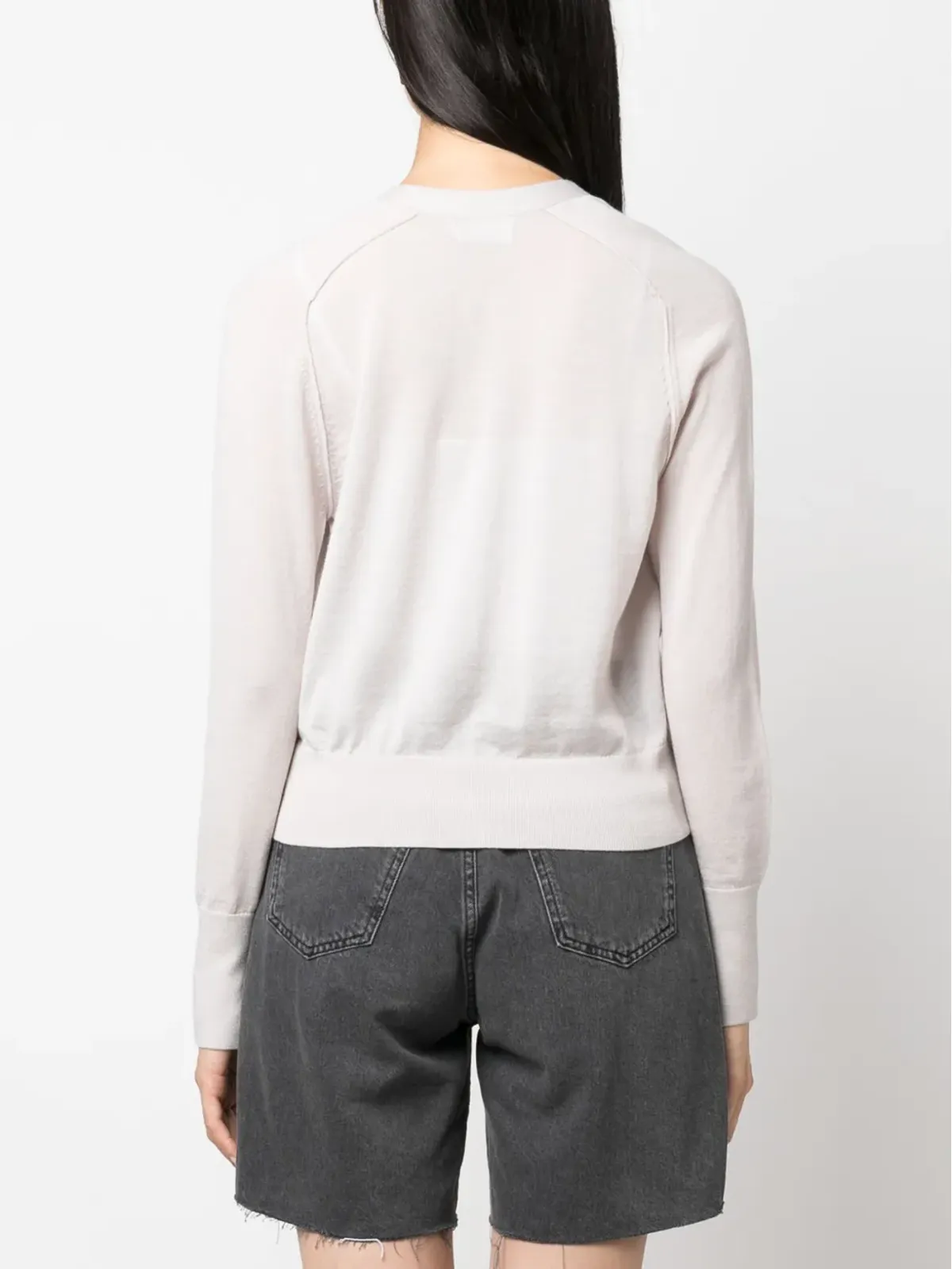 Calvin Klein Vネック ウールカーディガン - 画像4