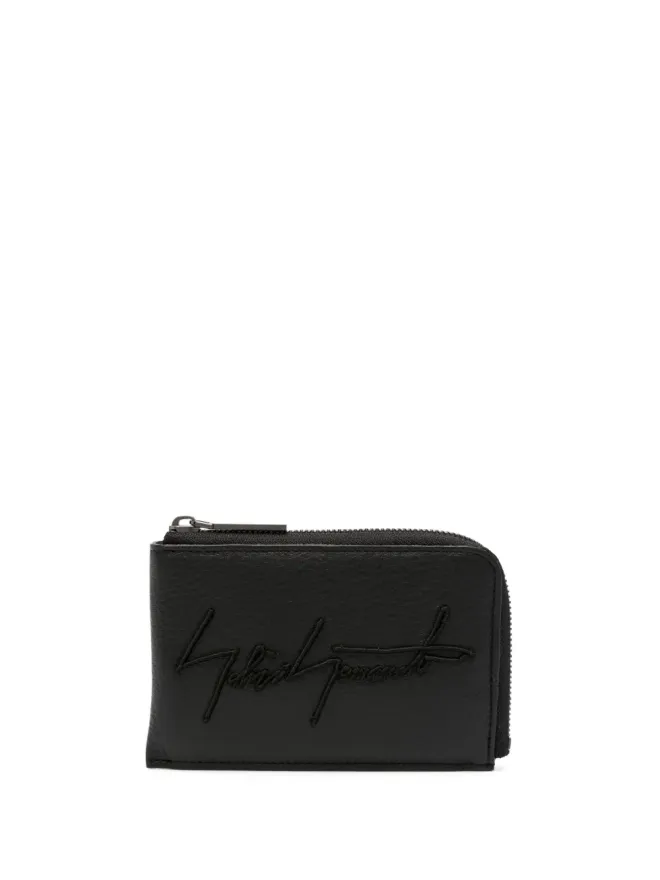 Discord Yohji Yamamoto Discord Yohji Yamamoto ロゴパッチ レザーウォレットの商品画像