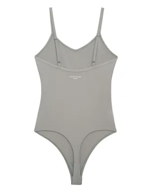 ANINE BING Alissa V-neck bodysuit - Grey - サムネイル2