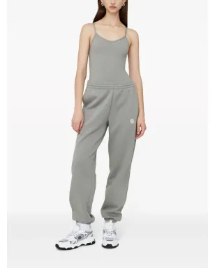 ANINE BING Alissa V-neck bodysuit - Grey - サムネイル3