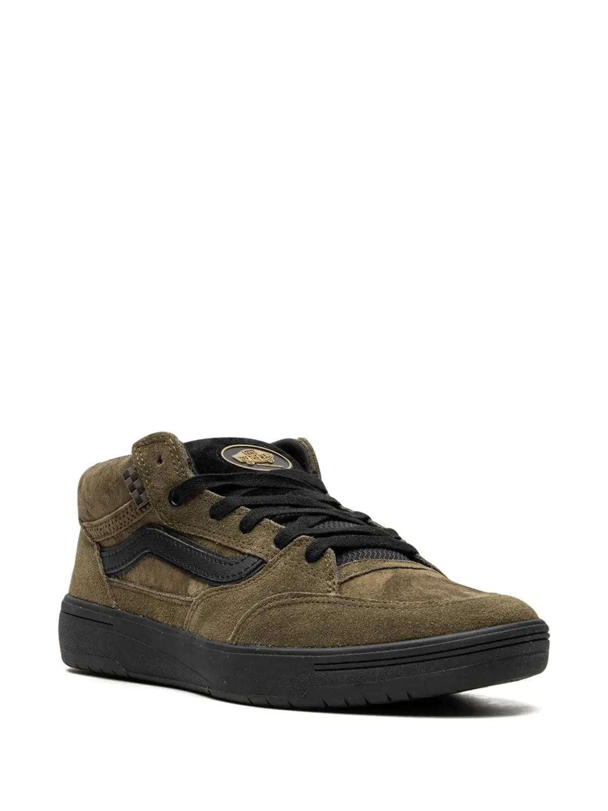 Vans Beatrice Domond Zabha Mid 秋のスニーカー ブラウン - 画像2