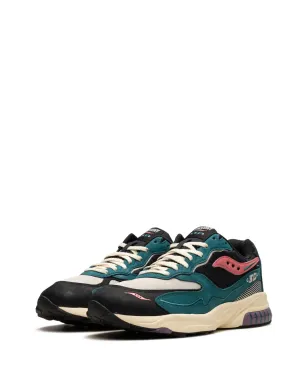 Saucony 3D Grid Hurricane ミッドナイトスイミング スニーカー - グリーン - サムネイル5