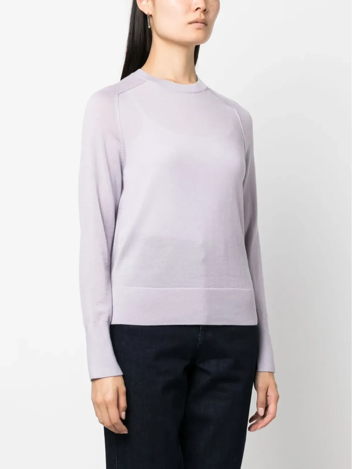 Calvin Klein ウール細編みニットジャンパー - 画像3
