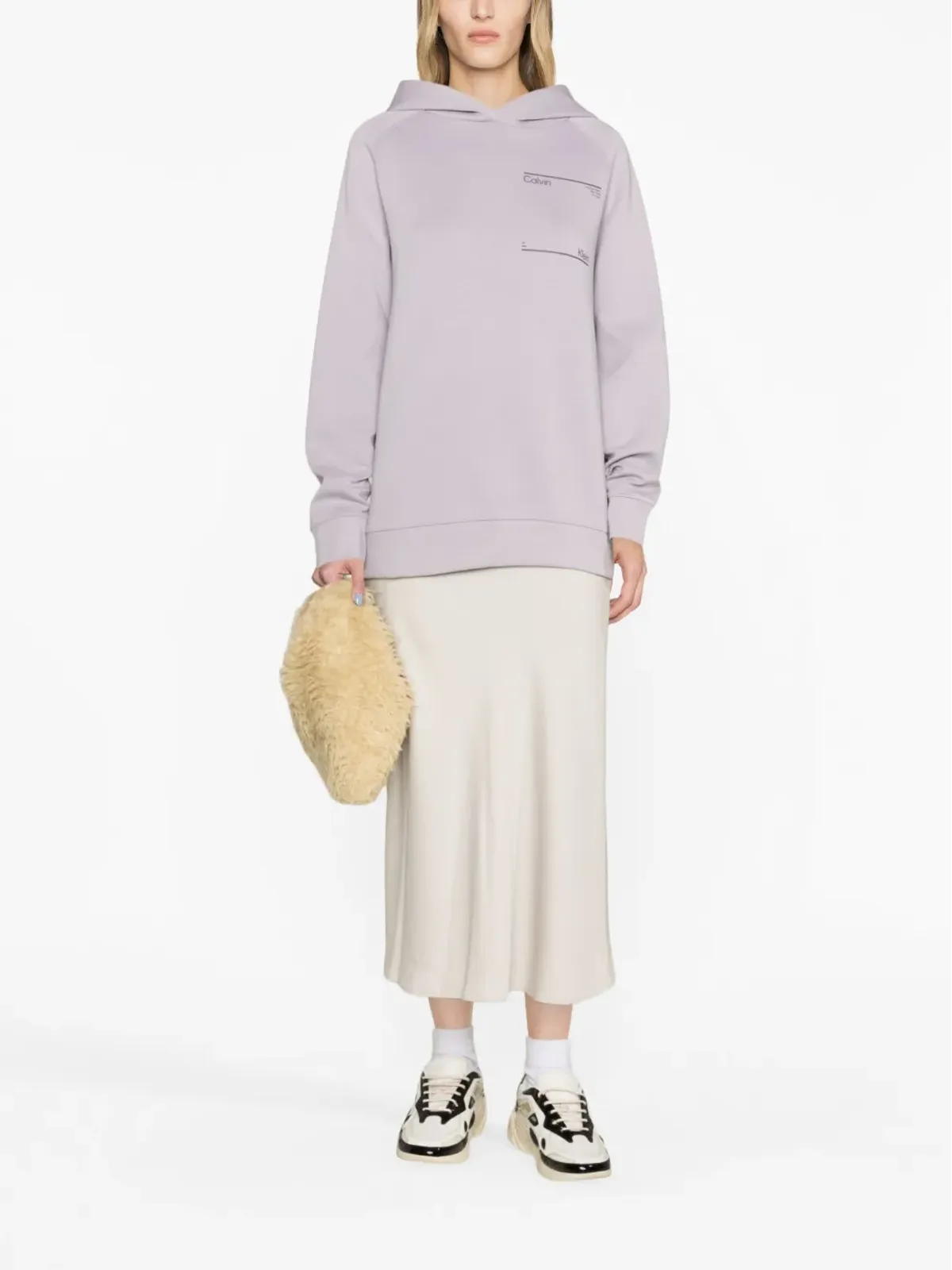 Calvin Klein フューチャーアーカイブ グラフィック フーディー - Purple - 画像2