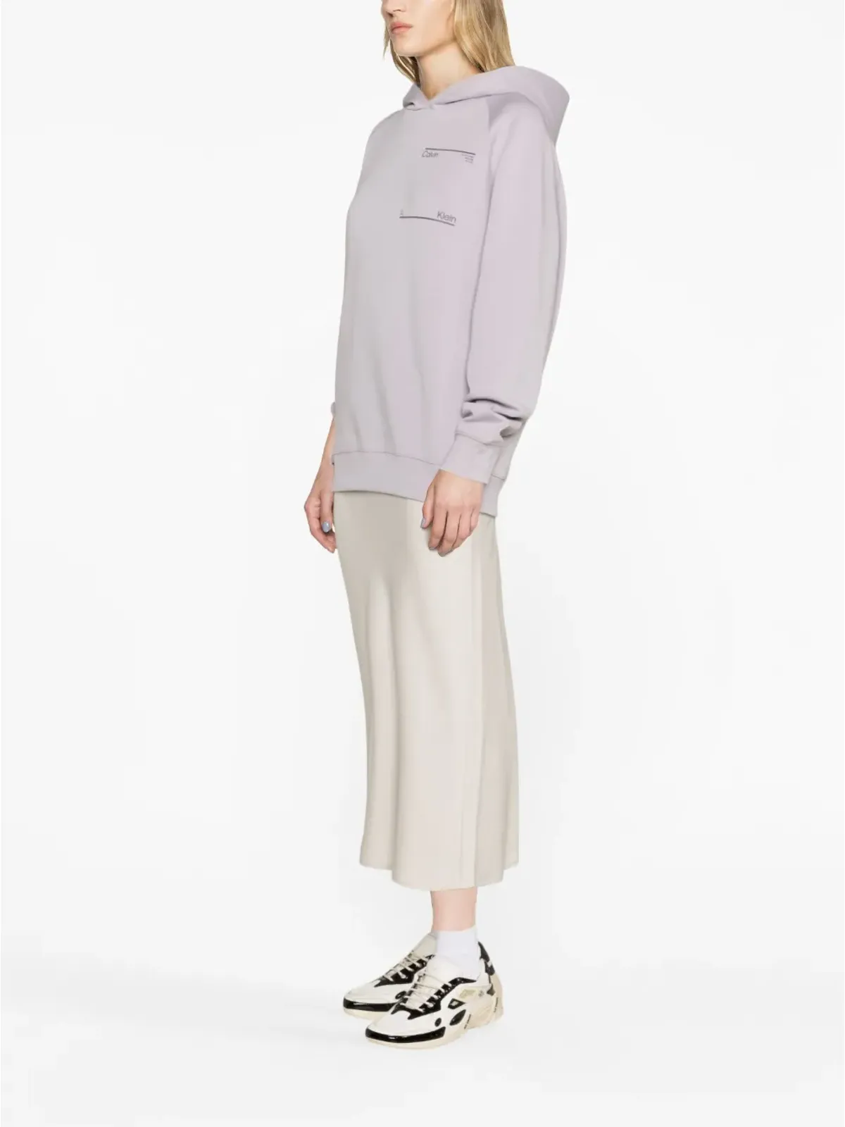 Calvin Klein フューチャーアーカイブ グラフィック フーディー - Purple - 画像3