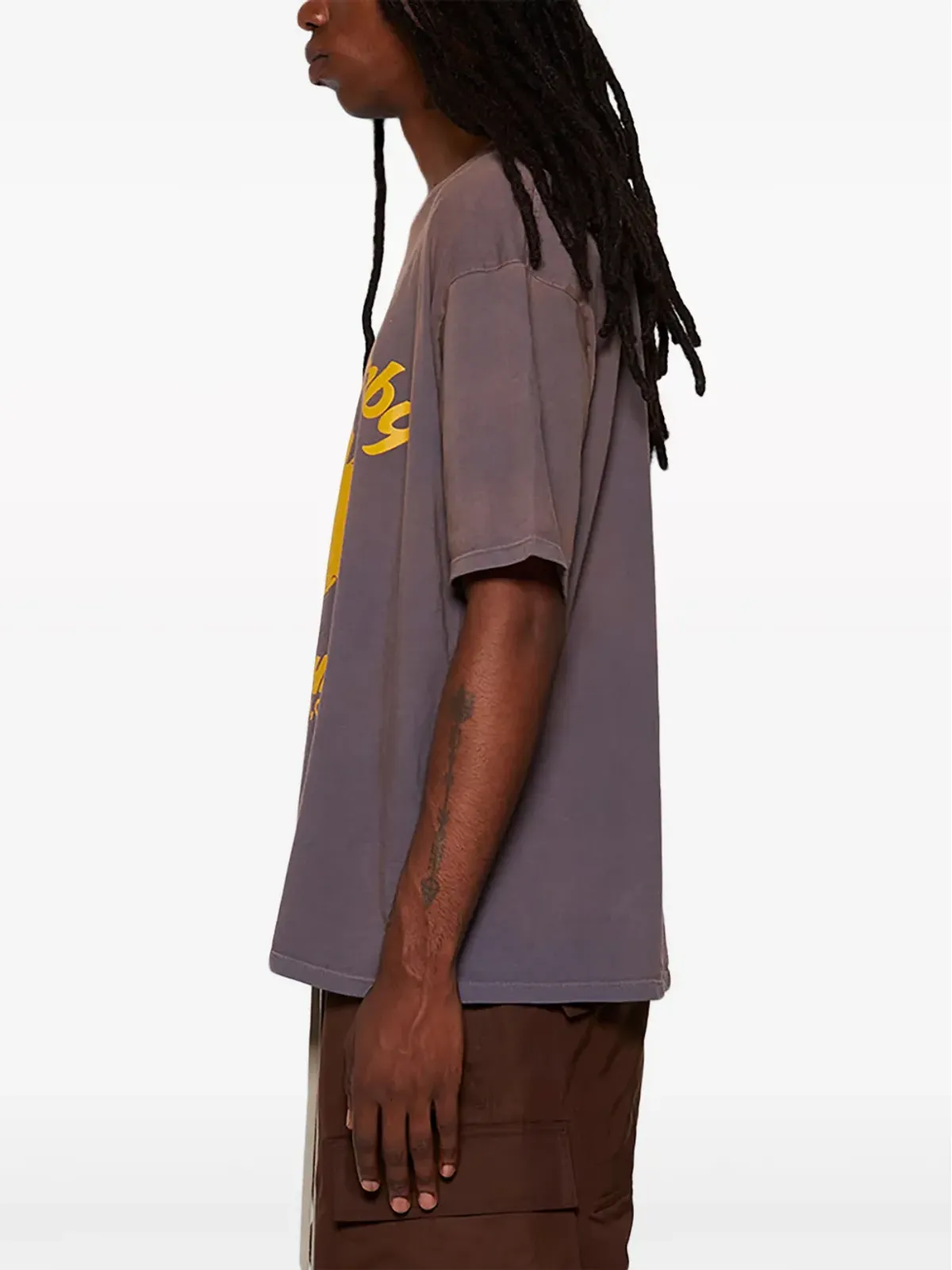 RHUDE Derby ロゴプリント Tシャツ - グレー - 画像4