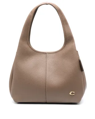 Coach Lana pebbled-leather tote bag - Brown - サムネイル1