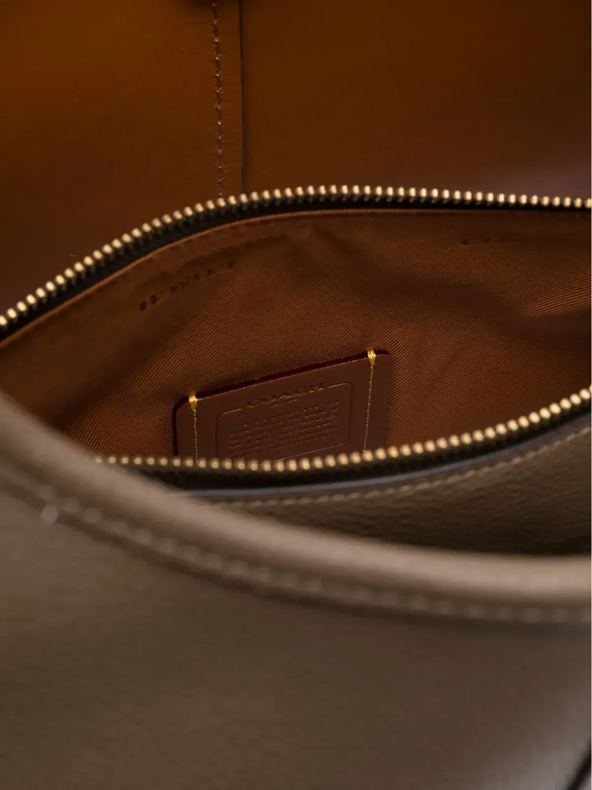 Coach Lana pebbled-leather tote bag - Brown - 画像5