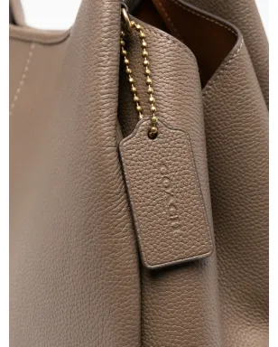 Coach Lana pebbled-leather tote bag - Brown - サムネイル4