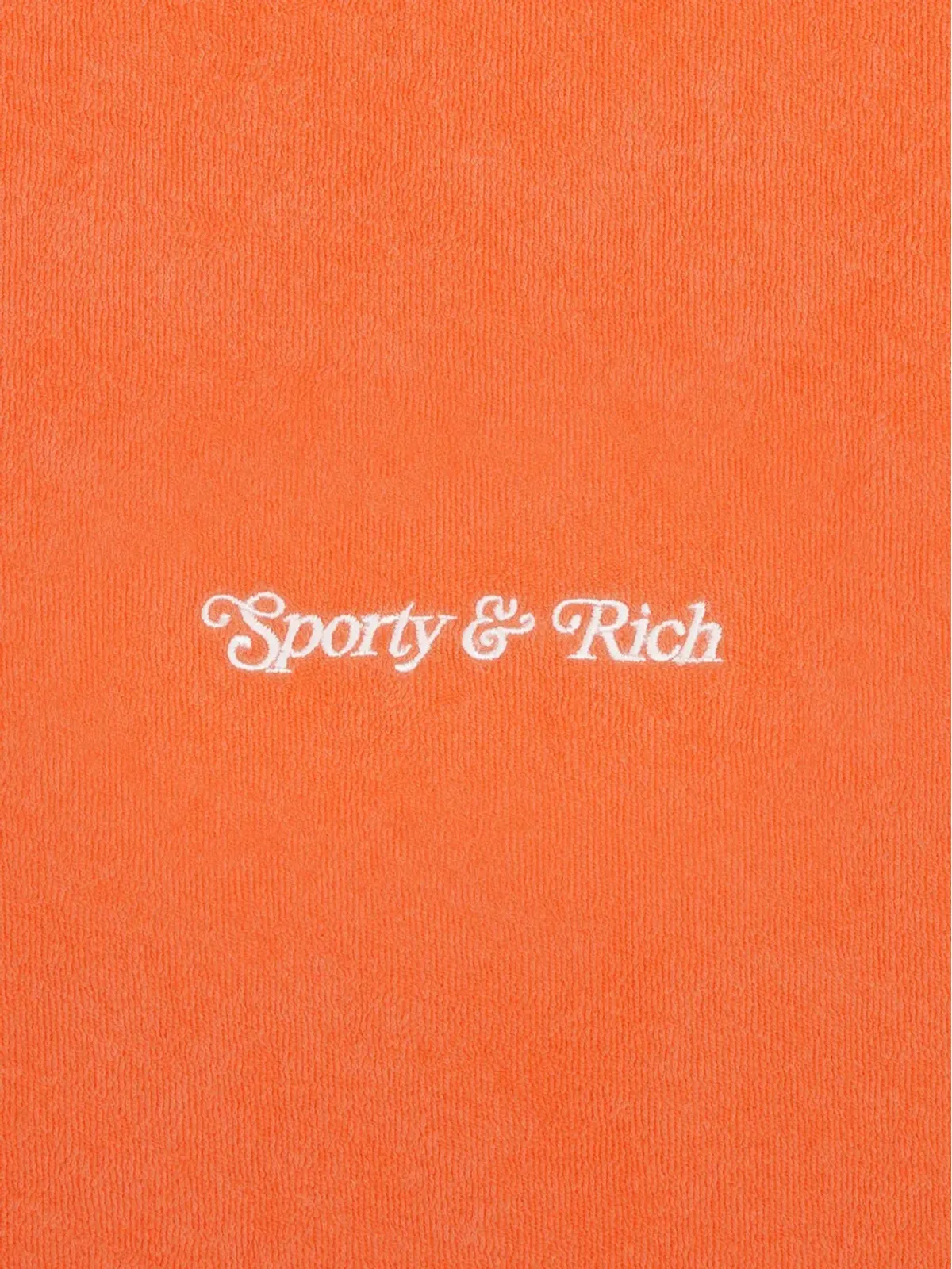 Sporty & Rich NY Tennis Club コットン スウェットシャツ オレンジ - 画像3
