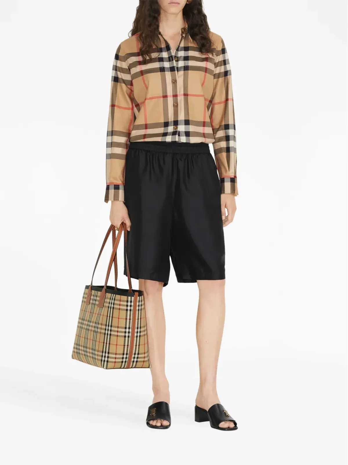 Burberry ヴィンテージチェック コットンシャツ - 画像2