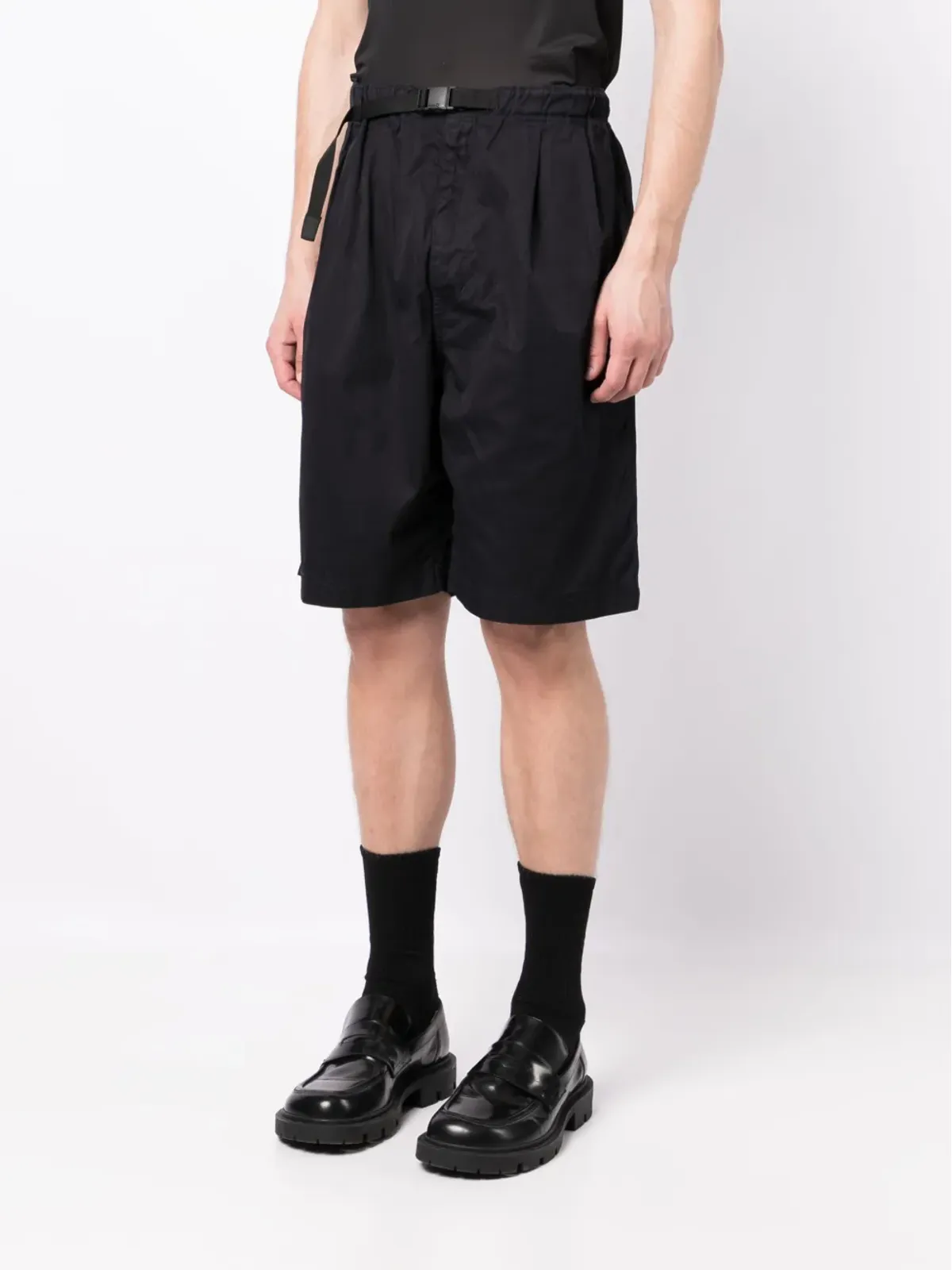Comme des Garçons Homme プリーツディテール コットンショーツ - 画像3