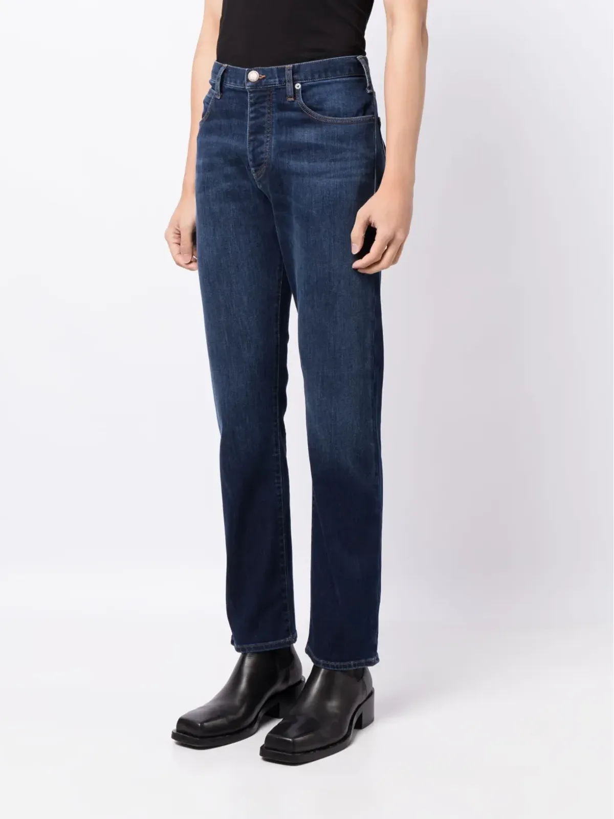 Emporio Armani J21ストレートジーンズ - ブルー - 画像3