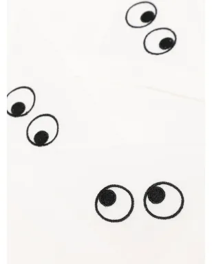 Anya Hindmarch embroidered-motif linen napkins (set of four) - White - サムネイル2