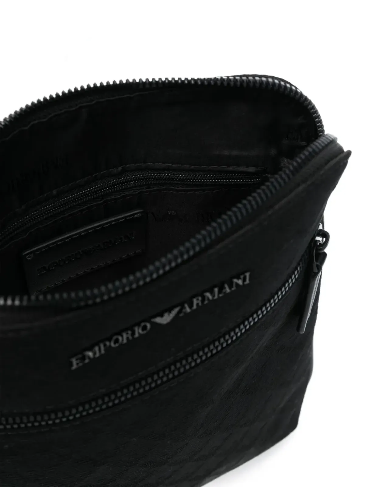 Emporio Armani ロゴジャカード メッセンジャーバッグ - 画像5