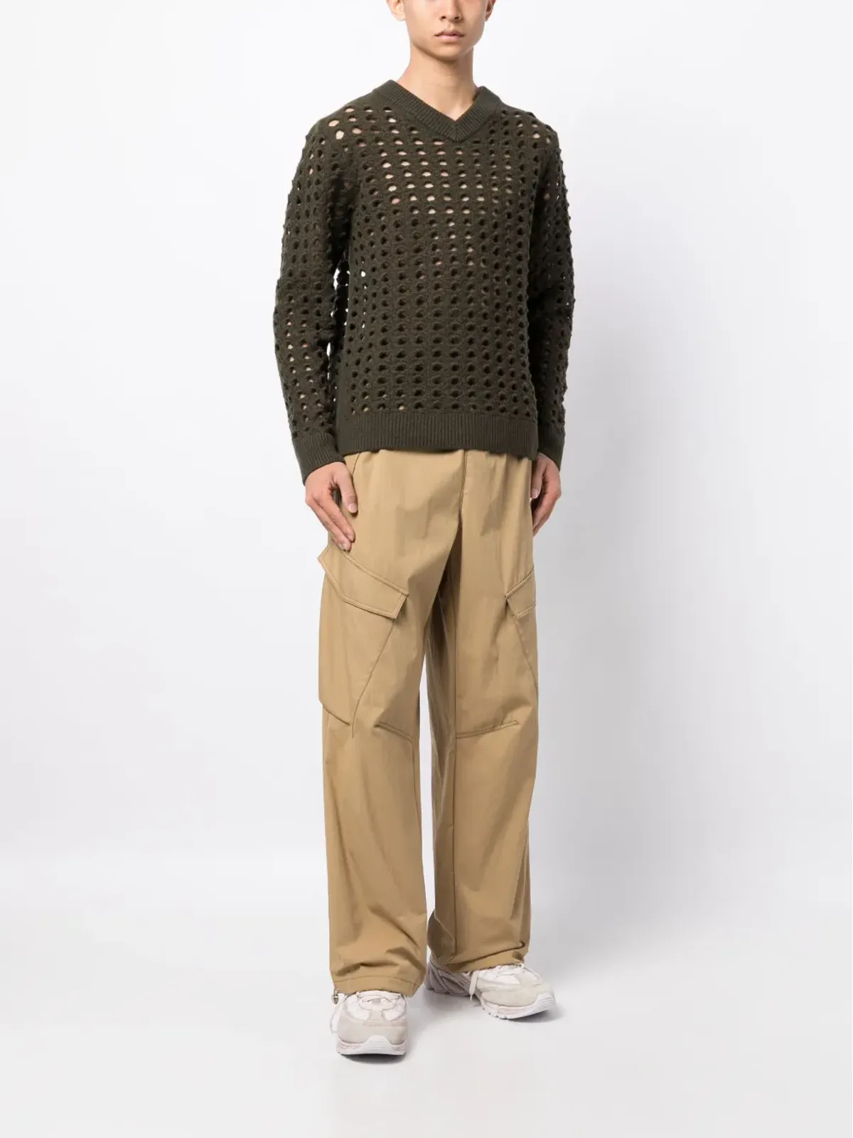 Craig Green 長袖パンチングスウェットシャツ - 画像2