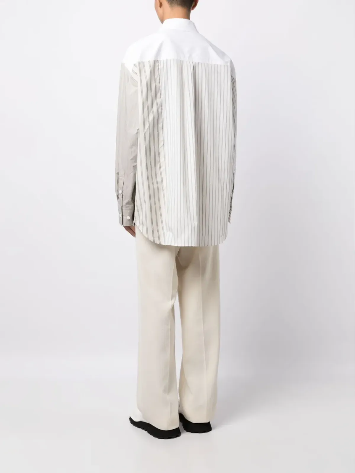 Feng Chen Wang ストライプ長袖シャツ - 画像4