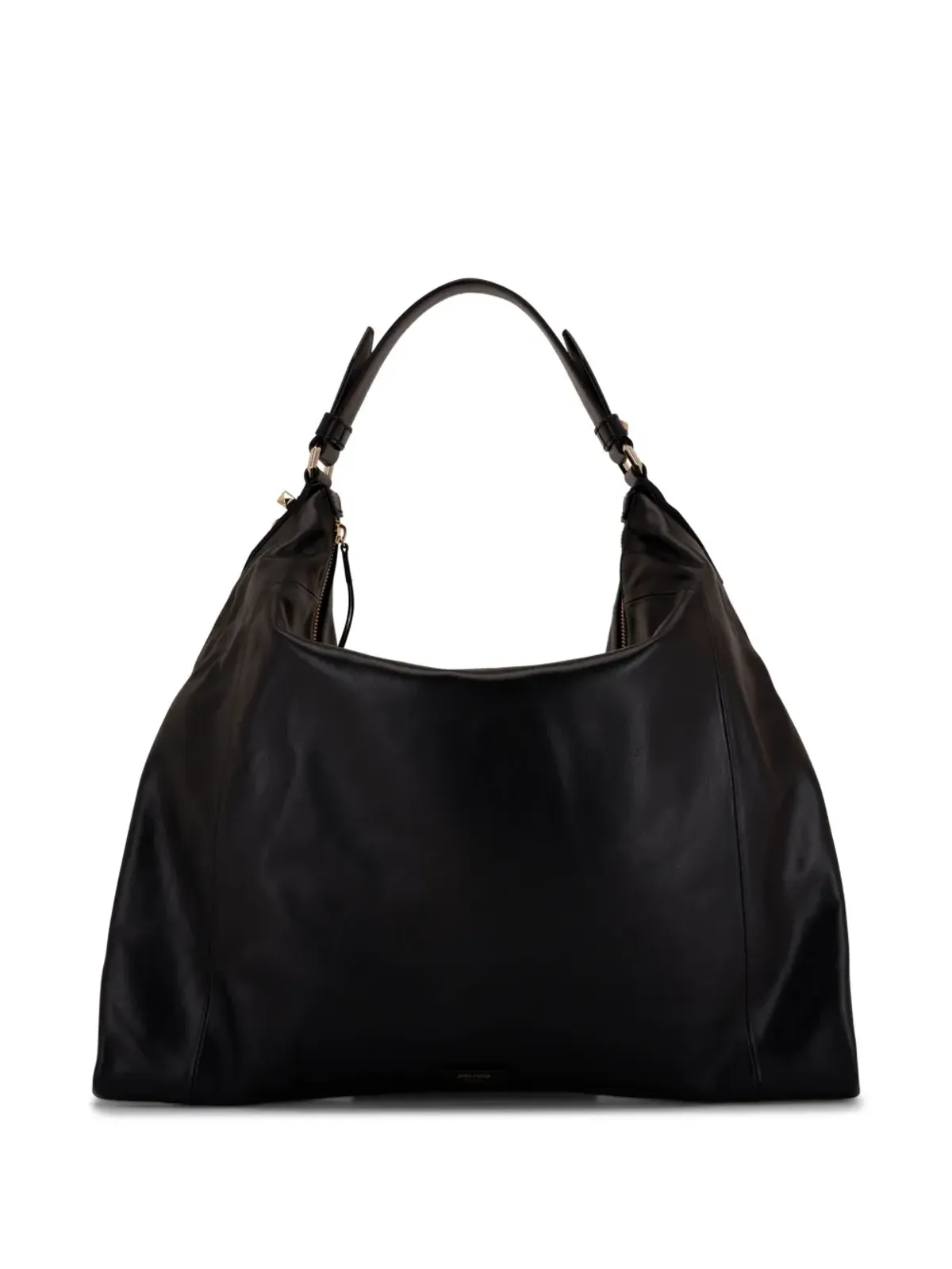 Jimmy Choo アナホーボー レザー ショルダーバッグ ブラック - 画像2