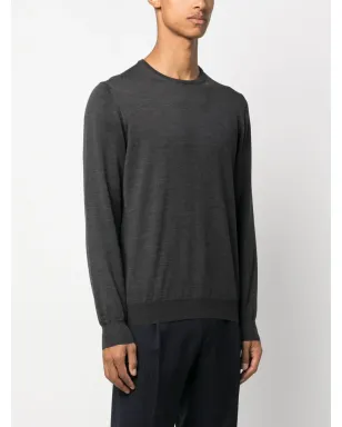 Lardini クルーネック ウール ジャンパー - グレー - サムネイル3