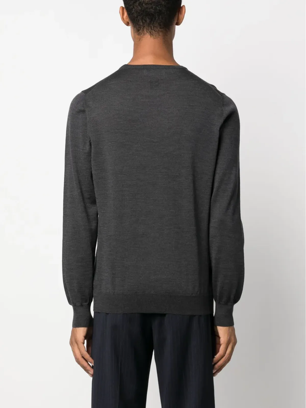 Lardini クルーネック ウール ジャンパー - グレー - 画像4