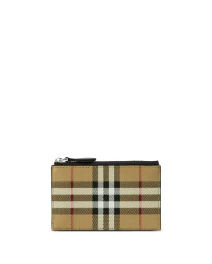 Burberry ヴィンテージチェック ジップアップ カードホルダー - サムネイル1