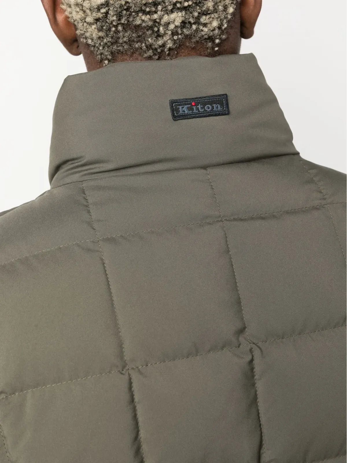 Kiton ジップアップ キルトダウンジレ - 画像5