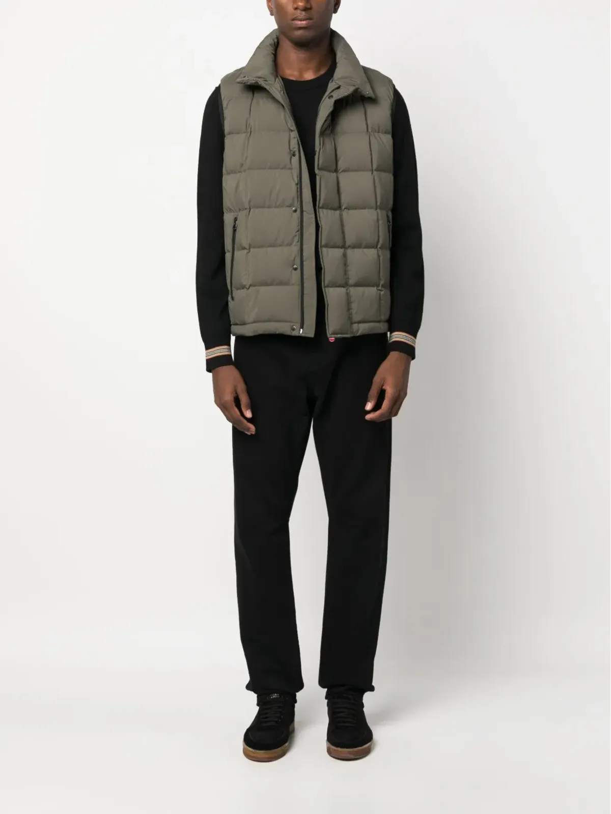 Kiton ジップアップ キルトダウンジレ - 画像2