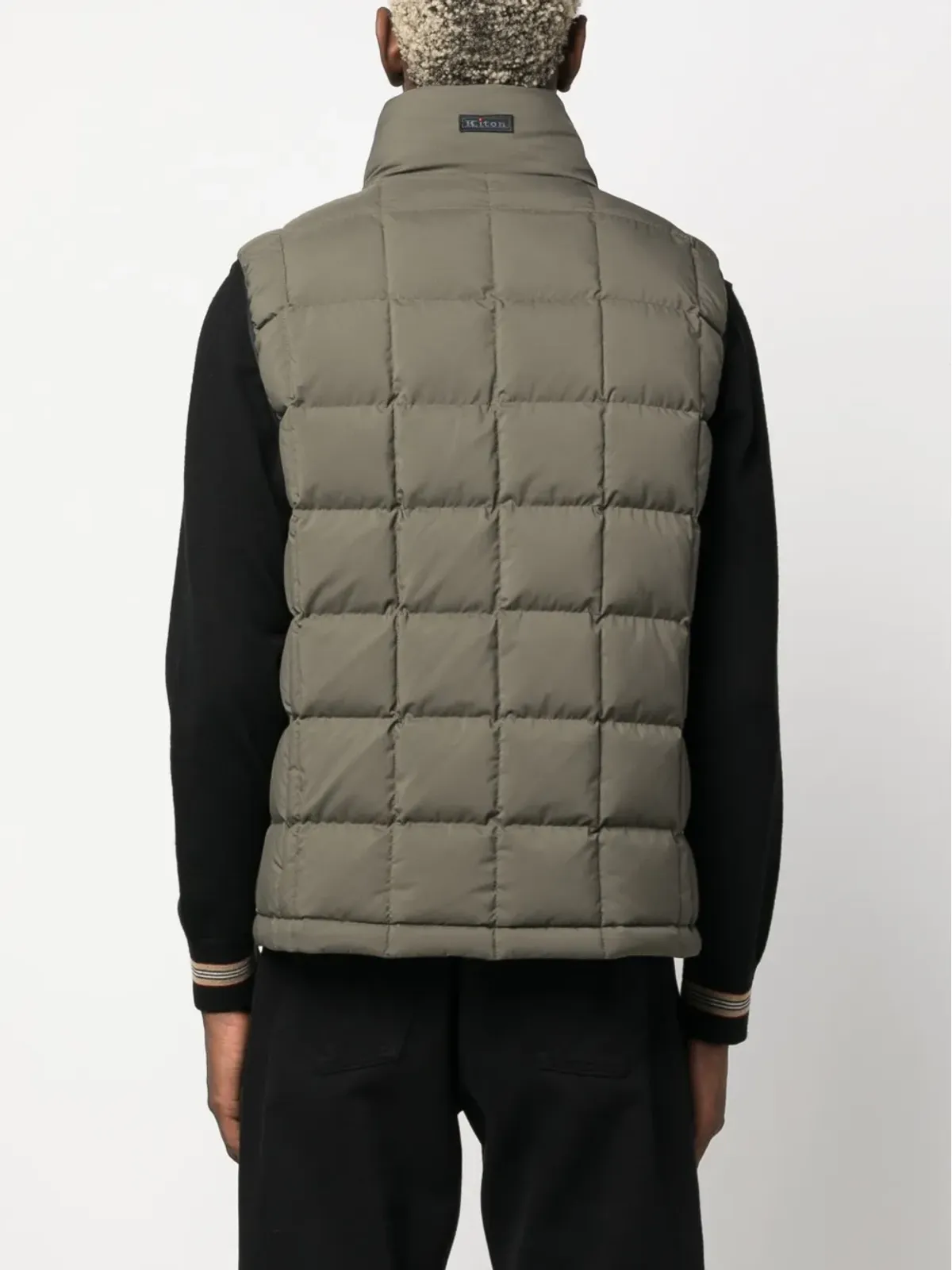 Kiton ジップアップ キルトダウンジレ - 画像4