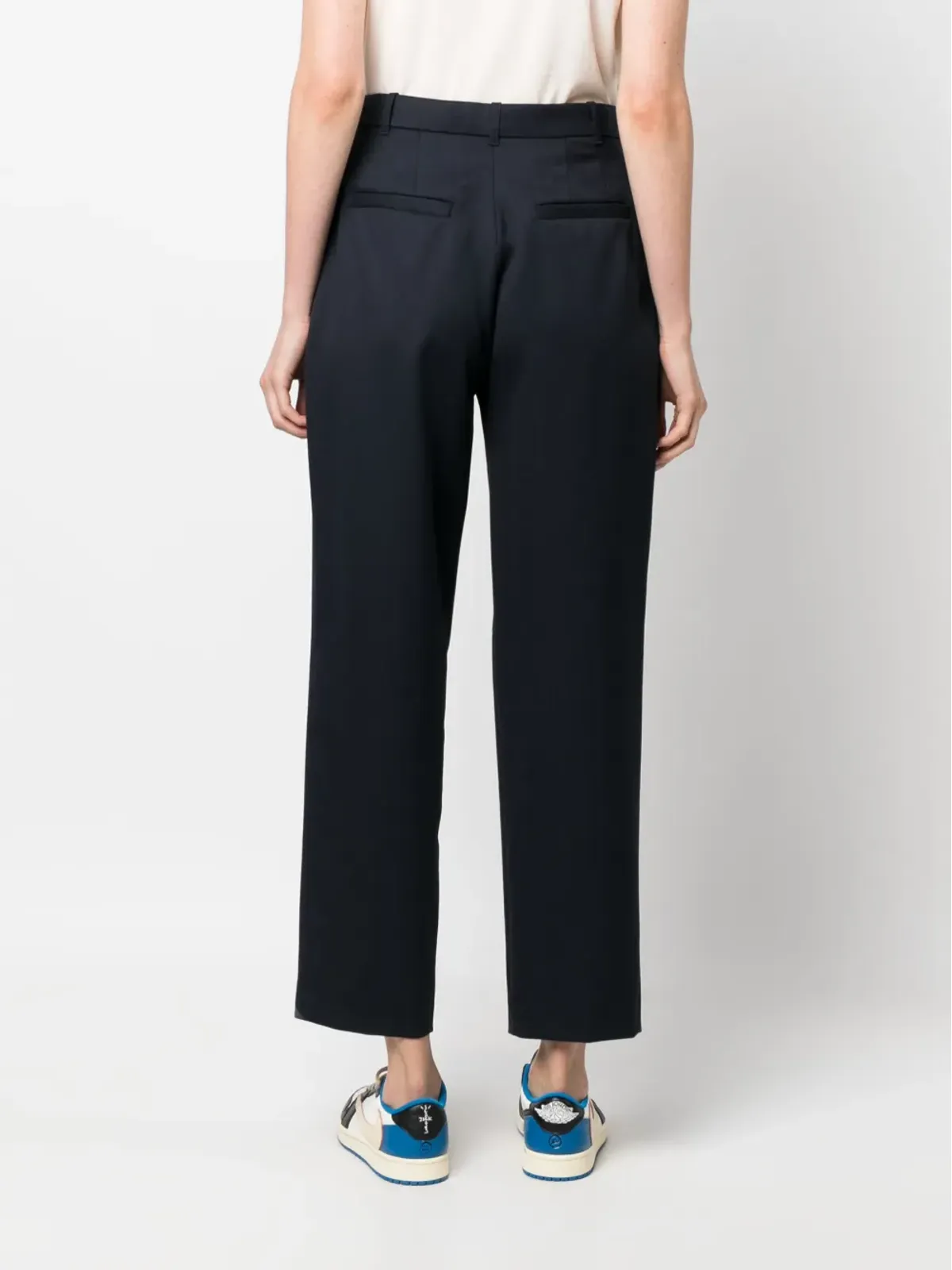 A.P.C. プリーツ入りクロップドパンツ - 画像4