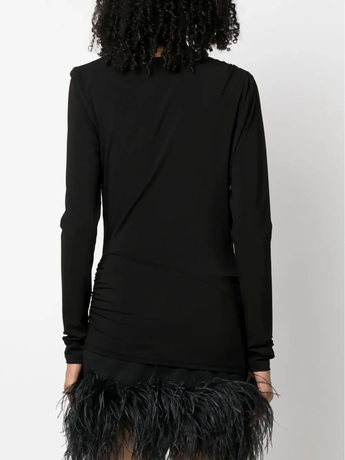Nina Ricci ノットディテール ジャージートップ - 画像4