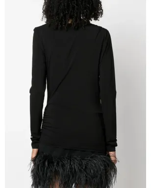 Nina Ricci ノットディテール ジャージートップ - サムネイル4
