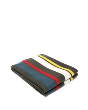 Frenckenberger ストライプ入りカシミアブランケット - サムネイル1