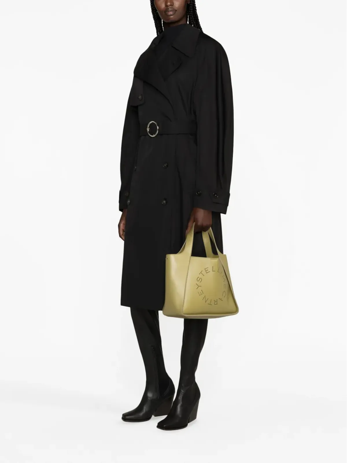 Stella McCartney ダブルブレストベルト付きトレンチコート - 画像3