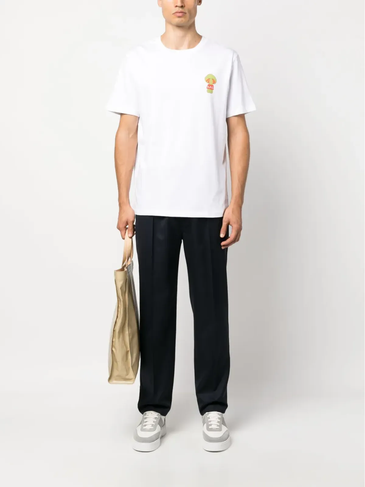 A.P.C. ウールパンツ（ウエストゴム） - ブルー - 画像2