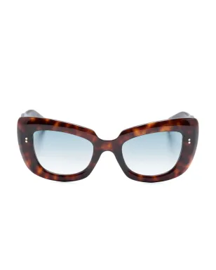 Cutler & Gross キャットアイサングラス 9797 ブラウン - サムネイル1