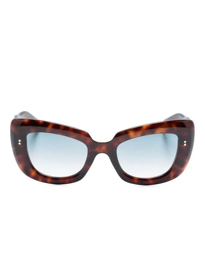 Cutler and Gross Cutler & Gross キャットアイサングラス 9797 ブラウンの商品画像