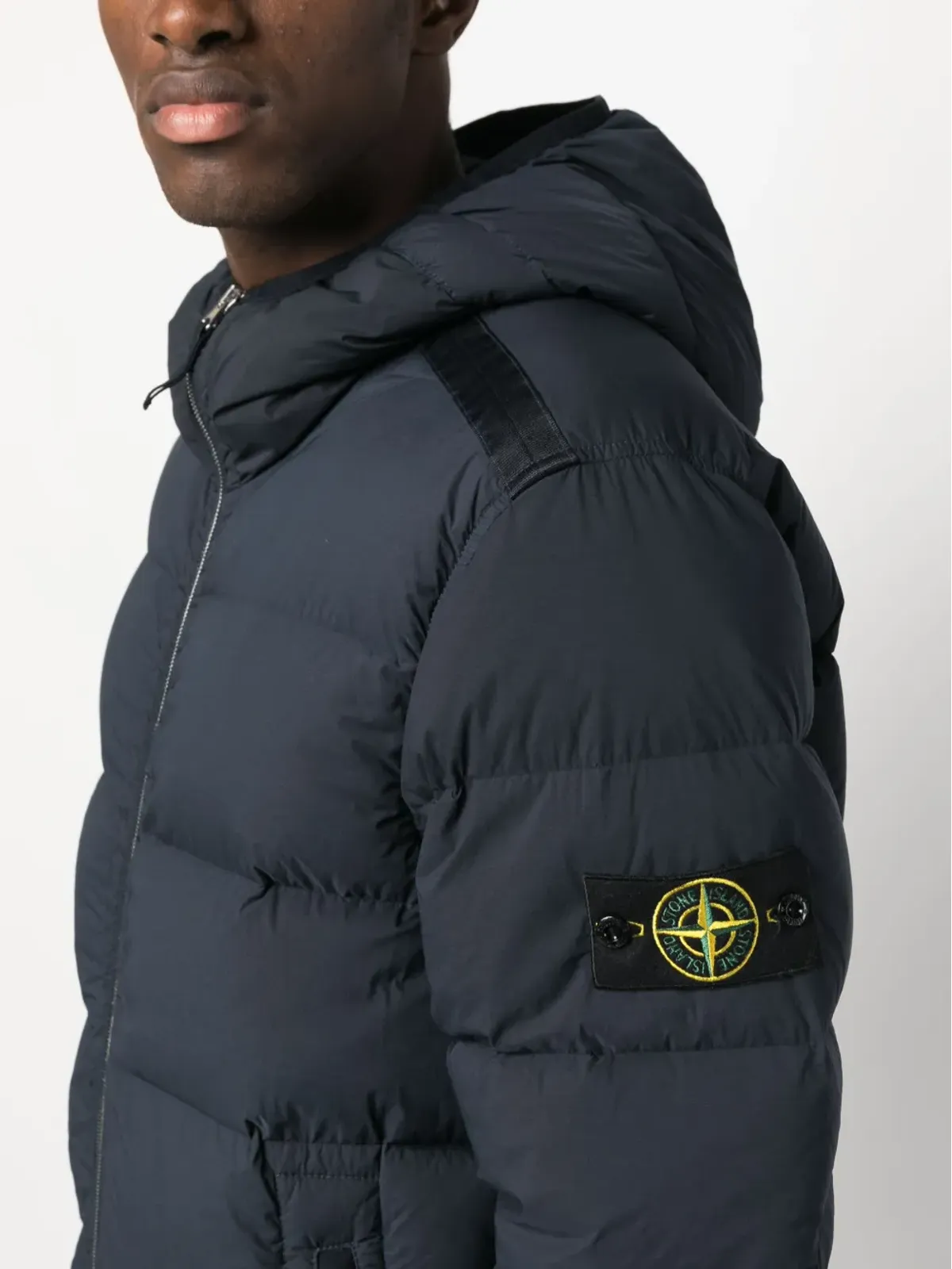 Stone Island シームレス・トンネル・ダウンTCフード付きジャケット - 画像5
