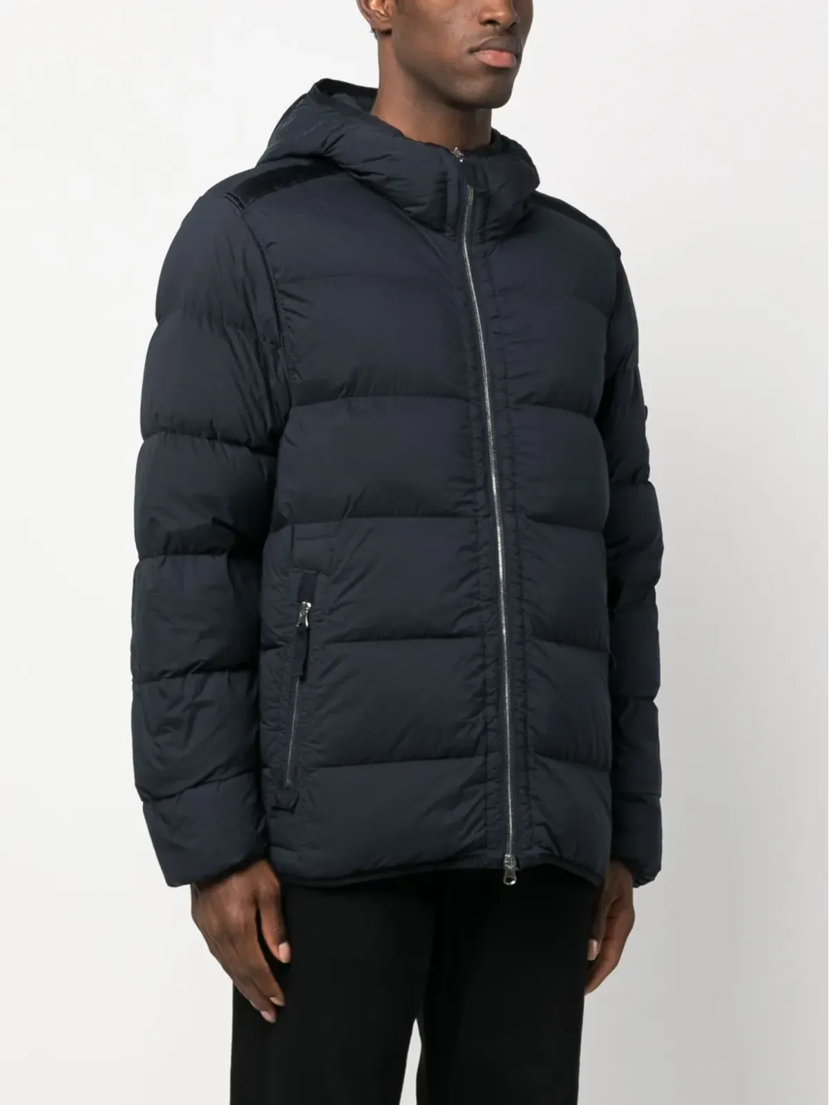 Stone Island シームレス・トンネル・ダウンTCフード付きジャケット - 画像3