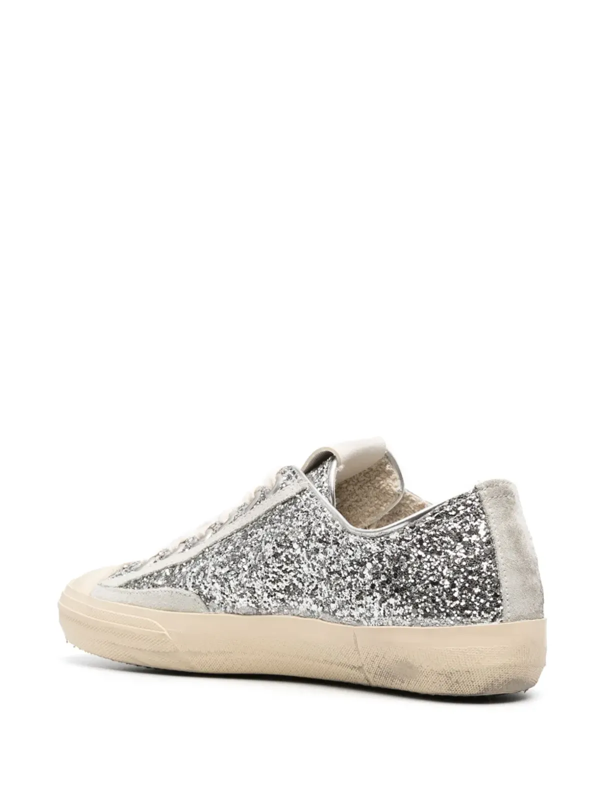 Golden Goose V-Star グリッター付きスニーカー - 画像3