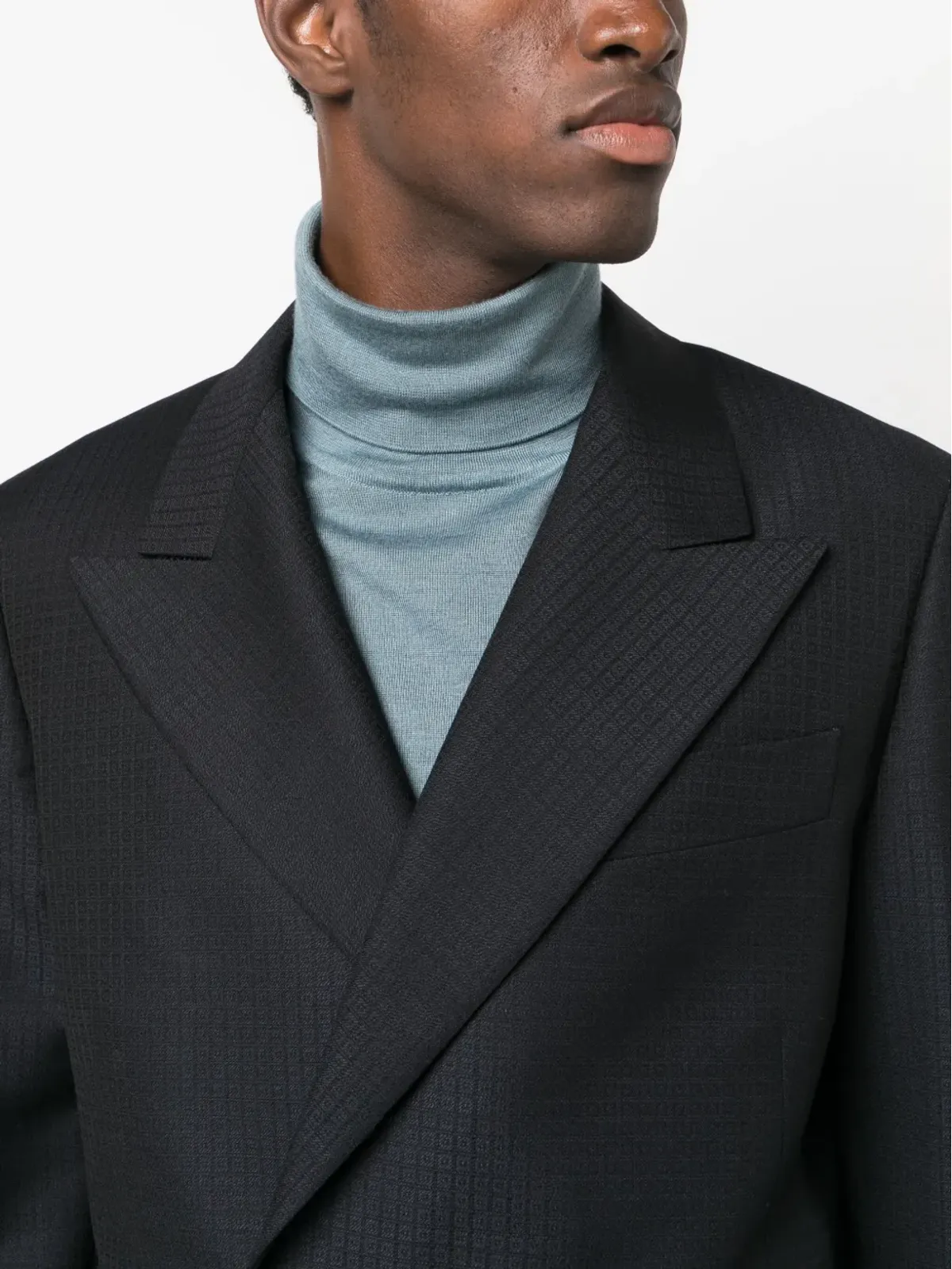 Lanvin チェック柄 ダブルブレスト ブレザー - 画像5